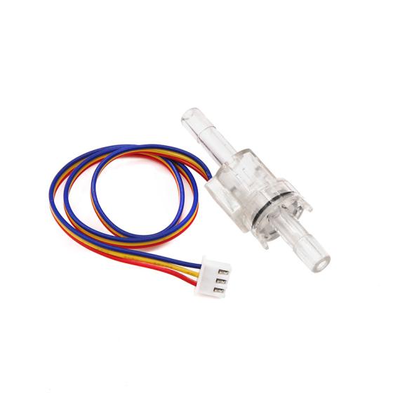 DIJIANG  ZJ-TM02 6.3mm Tube Visual Hall Effect Flowmeter Food-Grade PC Water Flow Sensor Switch 0.15-4L/min Fluid Meter Counter